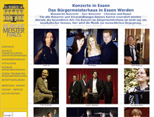 Tablet Screenshot of buergermeisterhaus.de